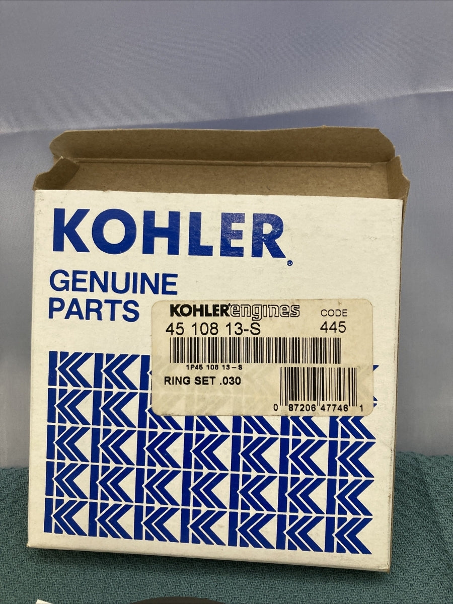 NEW GENUINE KOHLER 45 108 13-S RING SET .030 SUPERCEDES 4510813-S