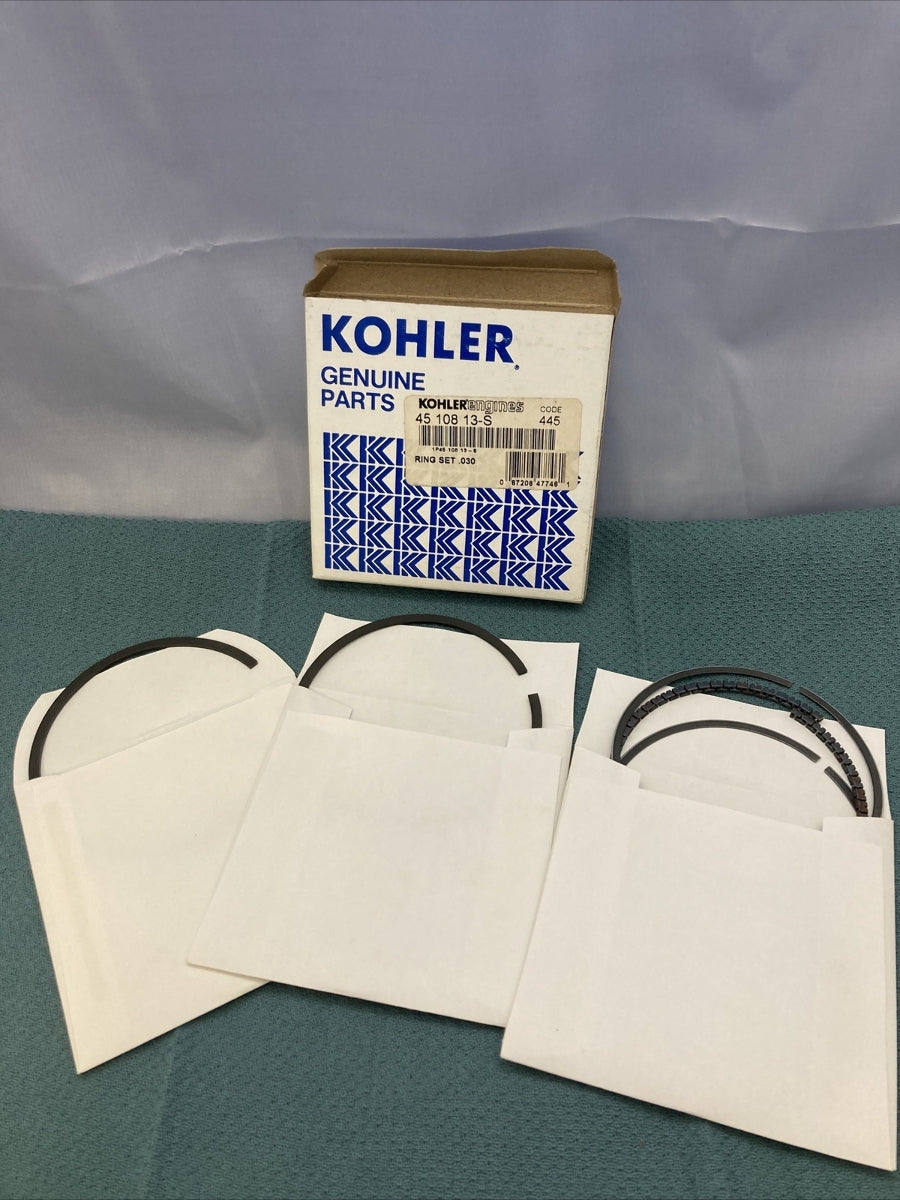 NEW GENUINE KOHLER 45 108 13-S RING SET .030 SUPERCEDES 4510813-S