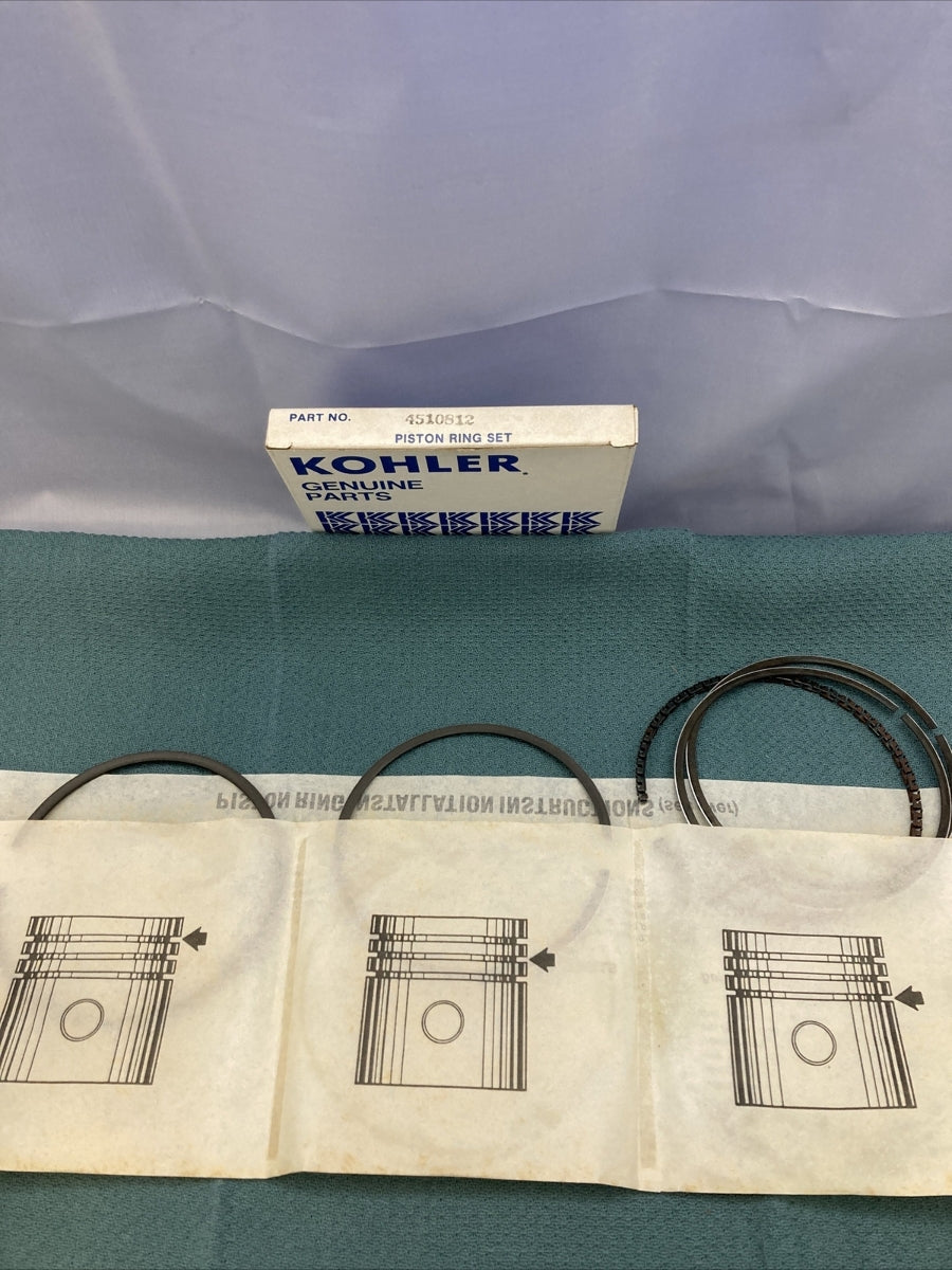 NEW GENUINE KOHLER 4510812 RING SET .020 SUPERCEDES 4510812-S, 45 108 12-S