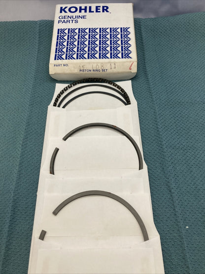 NEW GENUINE KOHLER 45 108 11 PISTON RING SET  SUPERCEDES 44-108-11-S