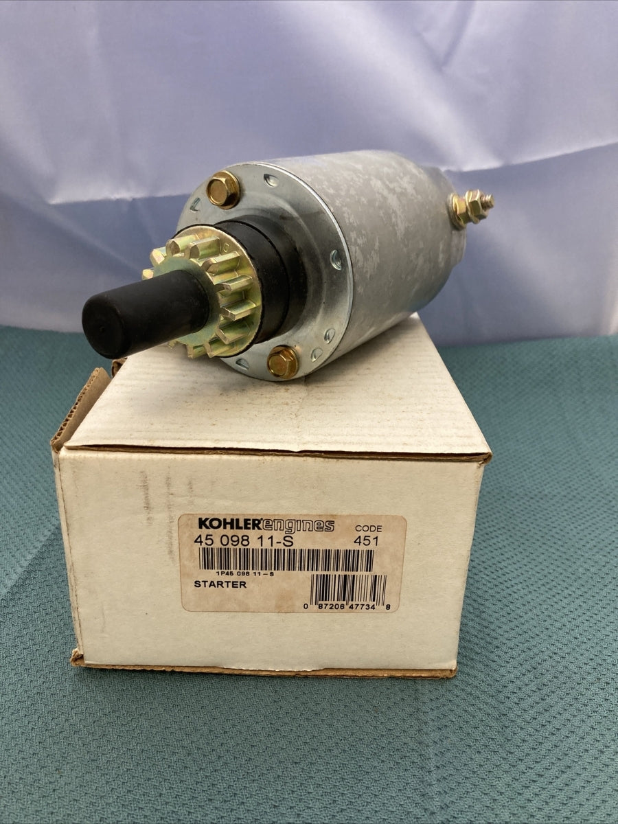 NEW GENUINE KOHLER 45 098 11-S ELECTRIC STARTER-BENDIX DRIVE