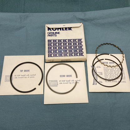 NEW GENUINE KOHLER 4110804 PISTON RING SET