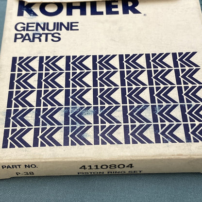 NEW GENUINE KOHLER 4110804 PISTON RING SET