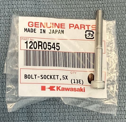 NEW GENUINE KAWASAKI 120R0545 AIR CLEANER Bolt  Socket, 5X45