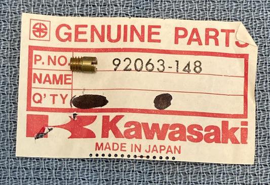 NEW GENUINE KAWASAKI 92063-148 CARBURETOR Jet Main, #168
