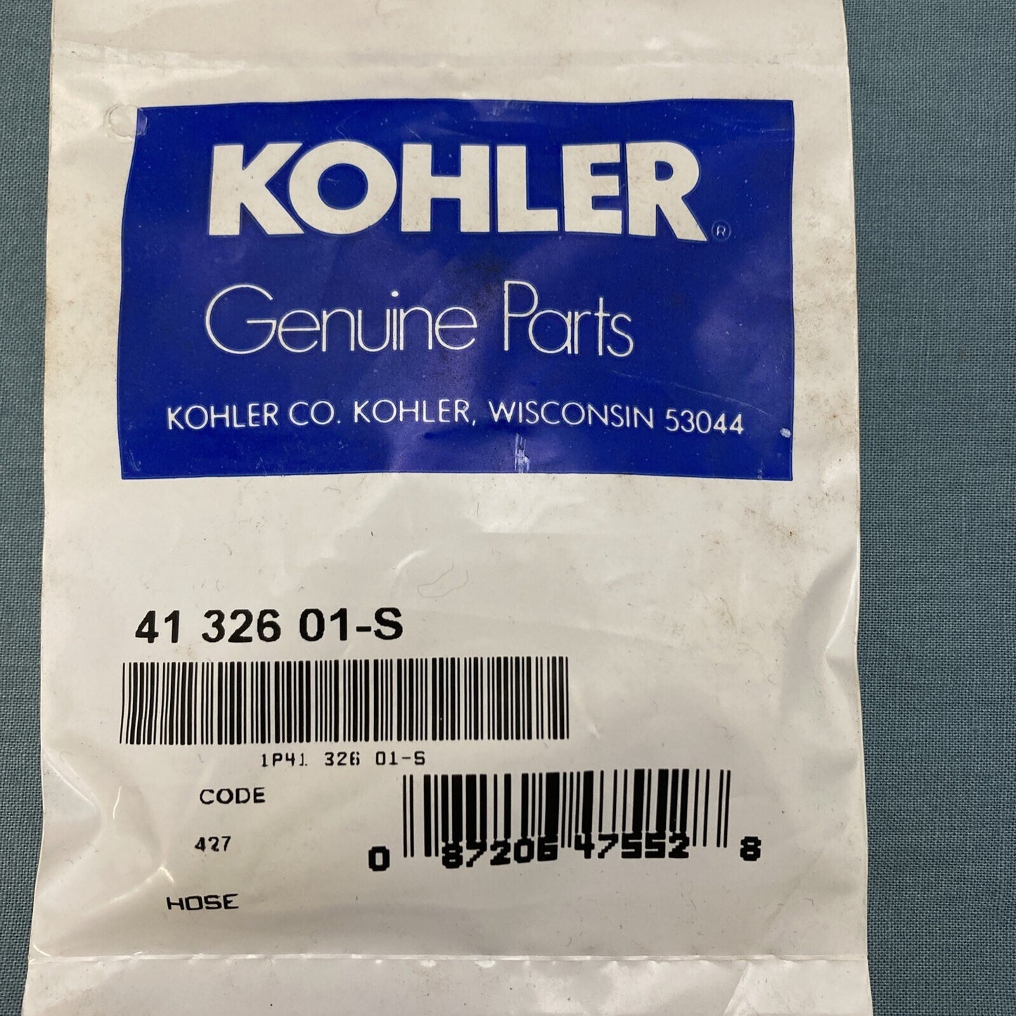 NEW GENUINE KOHLER 41 326 01-S HOSE