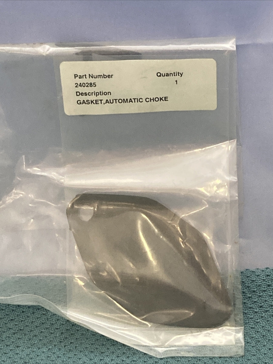 NEW REPLACES KOHLER 240285 GASKET, AUTOMATIC CHOKE SUPERCEDES 240285-S