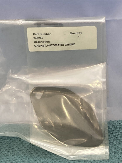 NEW REPLACES KOHLER 240285 GASKET, AUTOMATIC CHOKE SUPERCEDES 240285-S