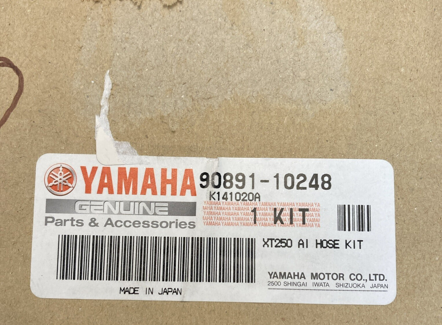 NEW GENUINE YAMAHA 90891-10248 XT250 A1 Hose Kit