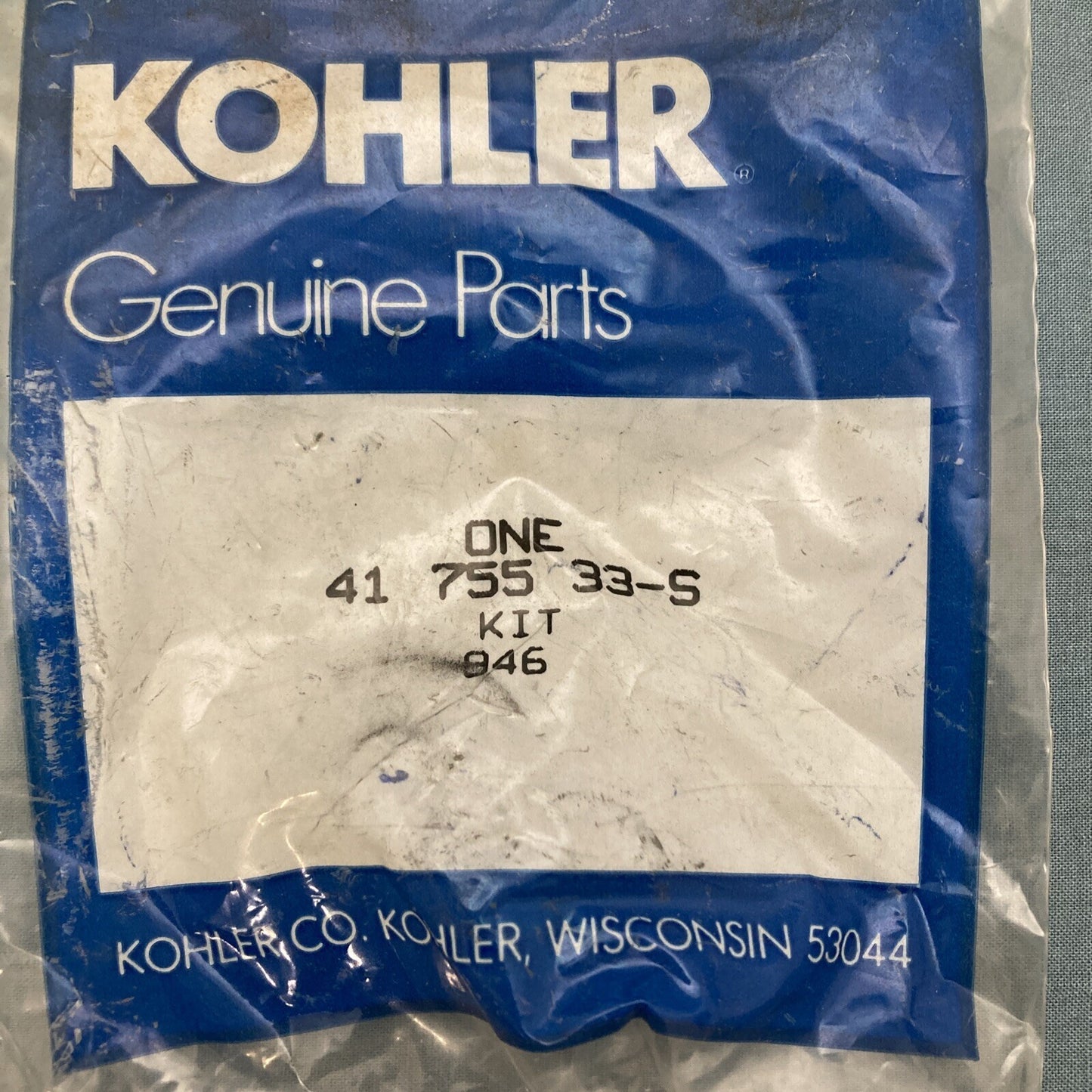 NEW GENUINE KOHLER 41 755 33-S KIT, DRIVE