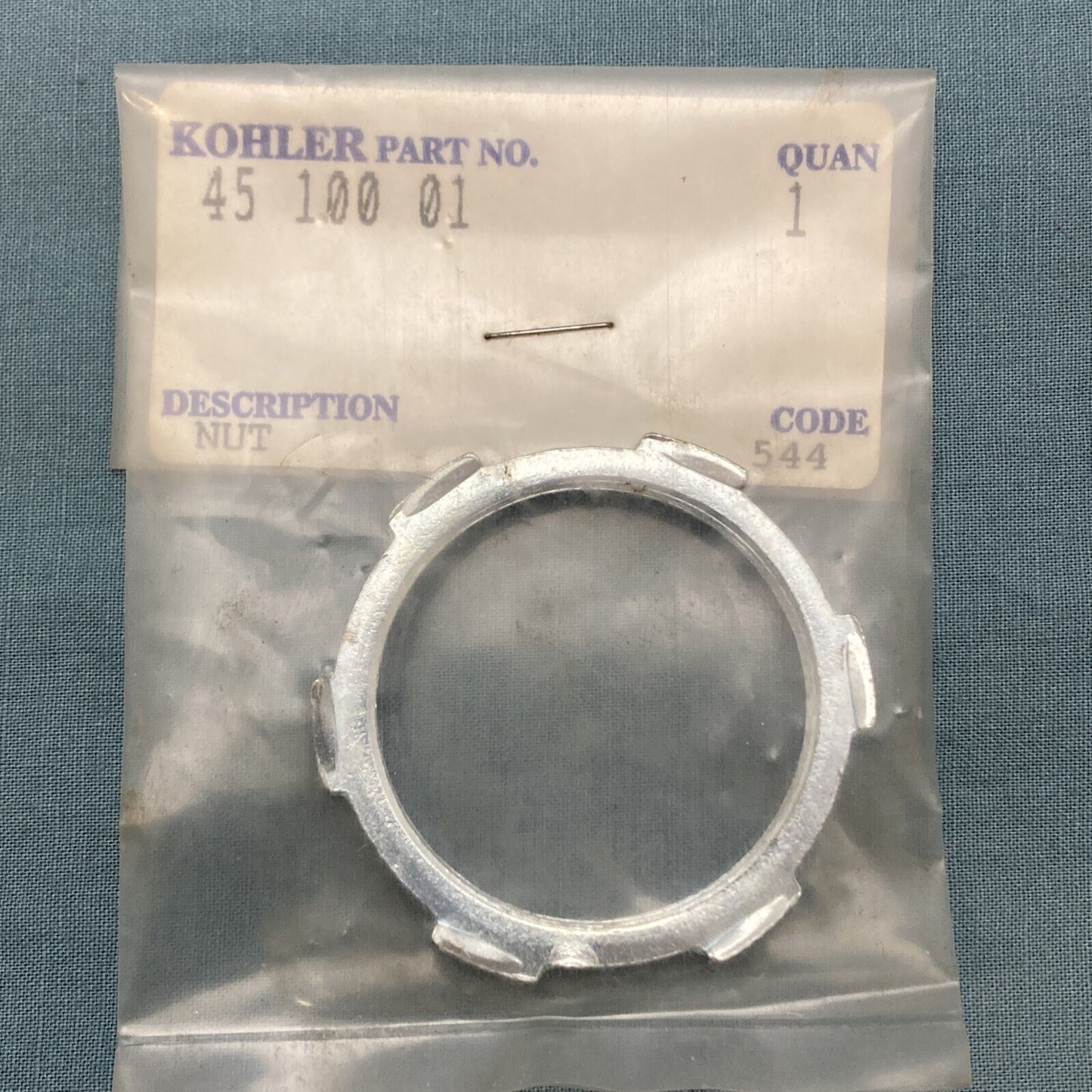 NEW GENUINE KOHLER 45 100 01-S NUT
