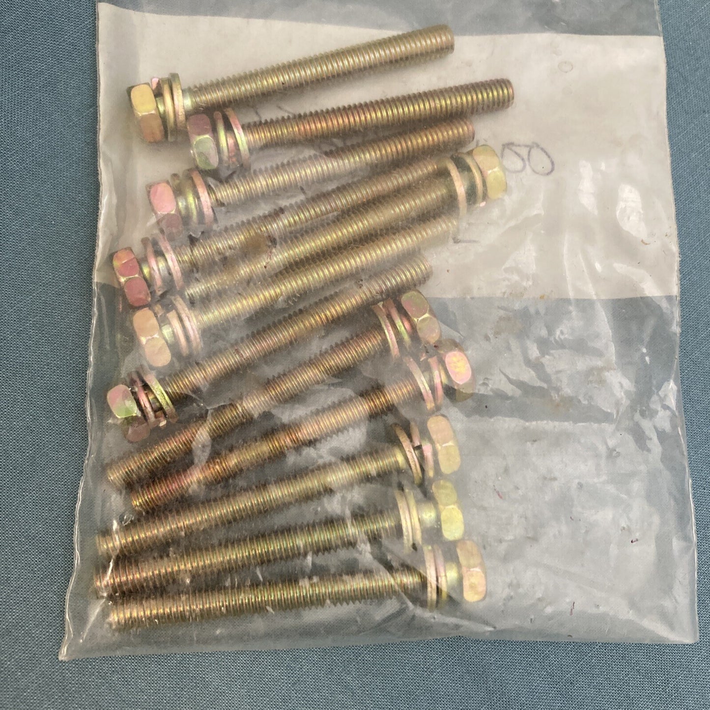 QTY 12 NEW REPLACES TELEDYNE TOTAL POWER 001-14065-50 BOLT & WASHER