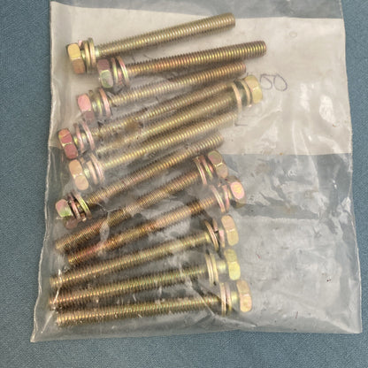 QTY 12 NEW REPLACES TELEDYNE TOTAL POWER 001-14065-50 BOLT & WASHER