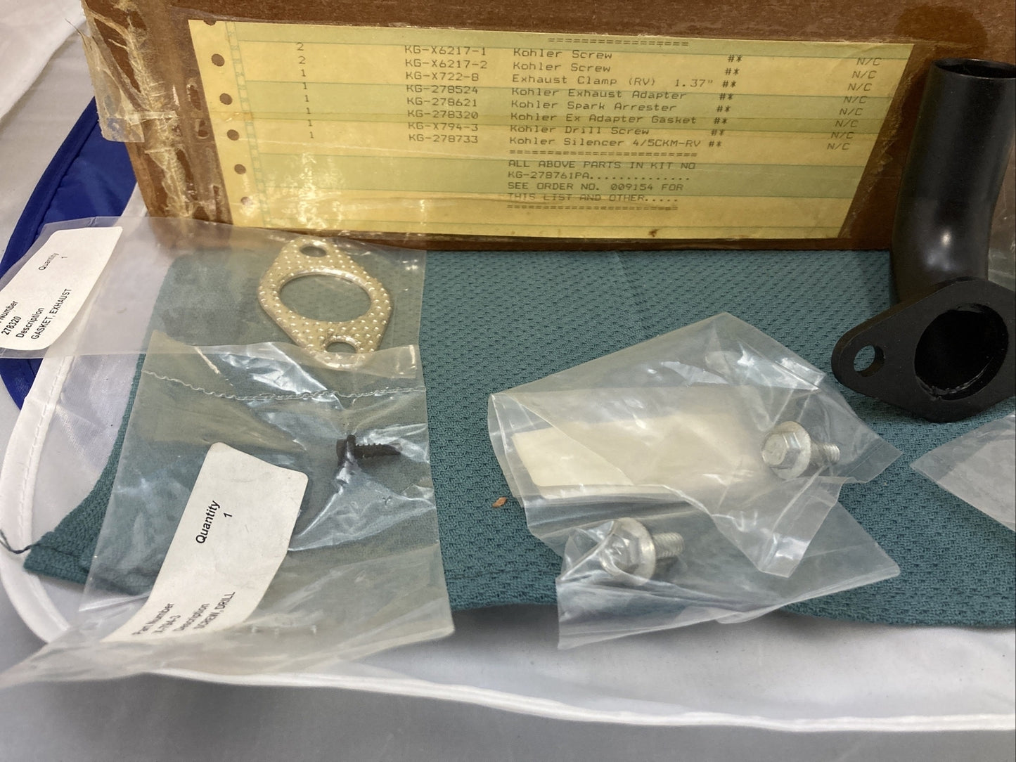 NEW GENUINE KOHLER 27 87 61-PA KIT, EXHAUST MUFFLER