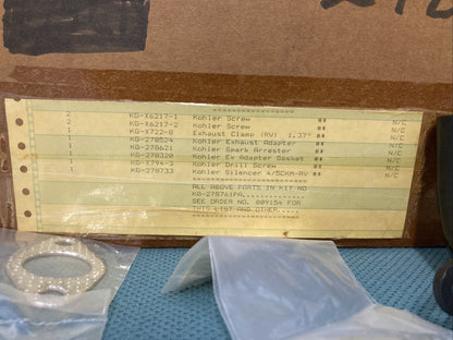 NEW GENUINE KOHLER 27 87 61-PA KIT, EXHAUST MUFFLER
