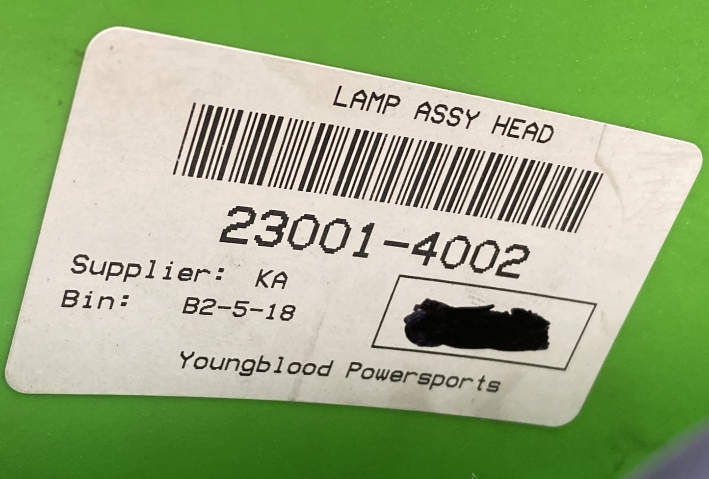 KAWASAKI 23001-4002 LAMP ASSY HEAD,GREEN