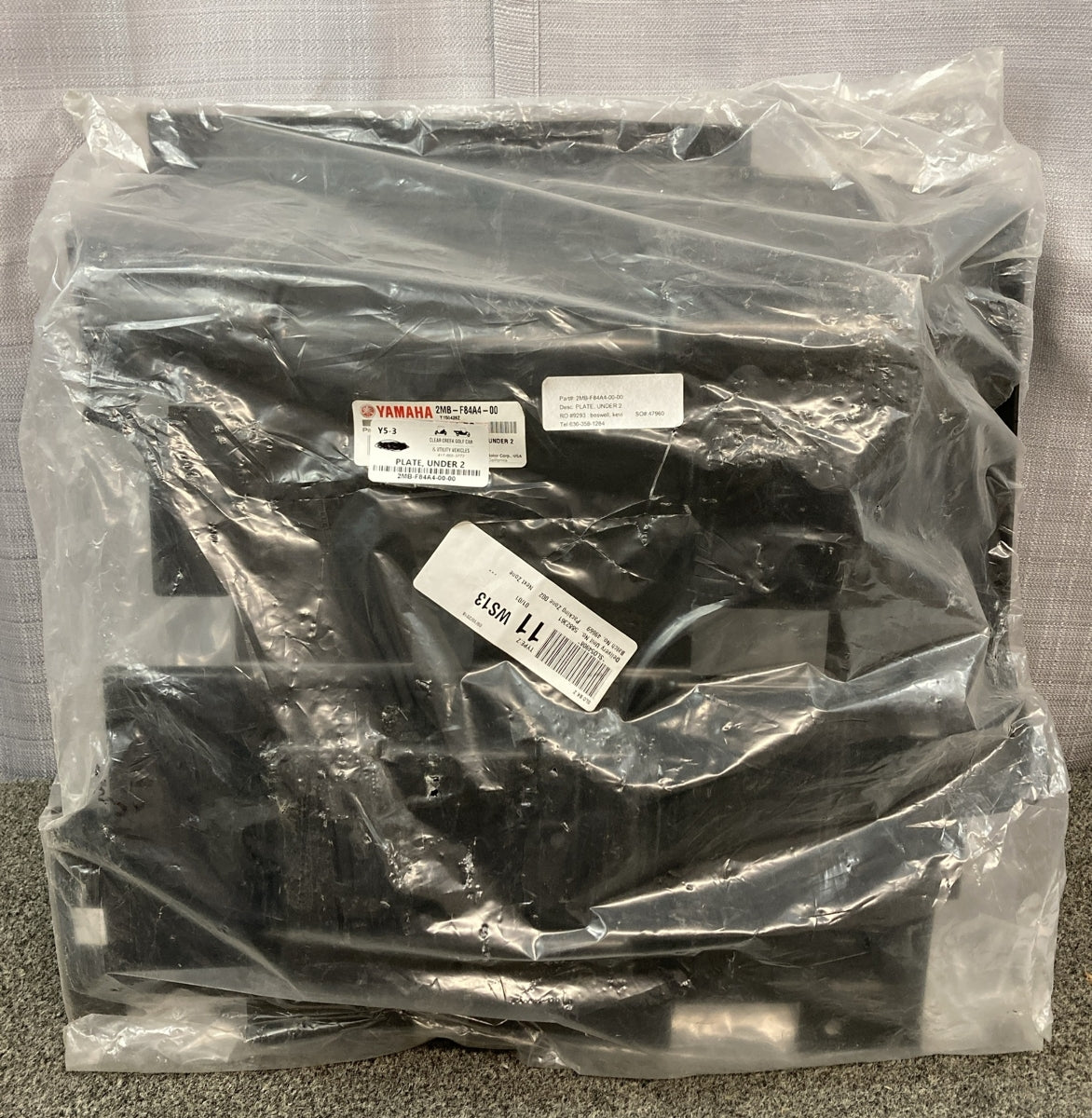NEW GENUINE YAMAHA 2MB-F84A4-00 SIDE COVER 2 Plate, Under 2