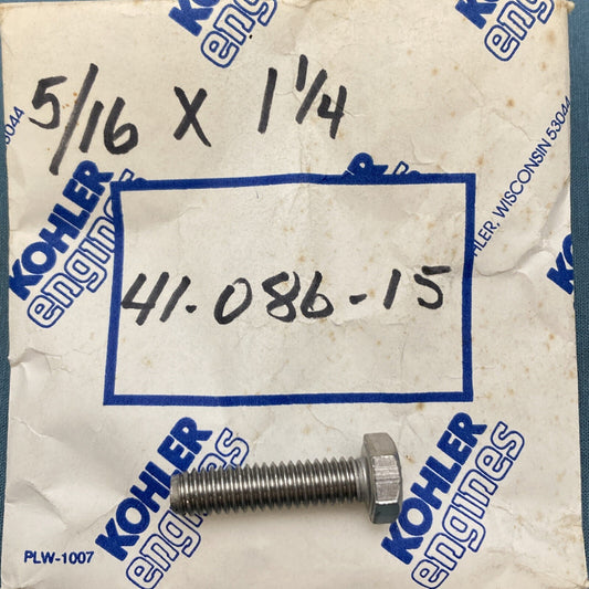 NEW GENUINE KOHLER 41 086 15-S SCREW