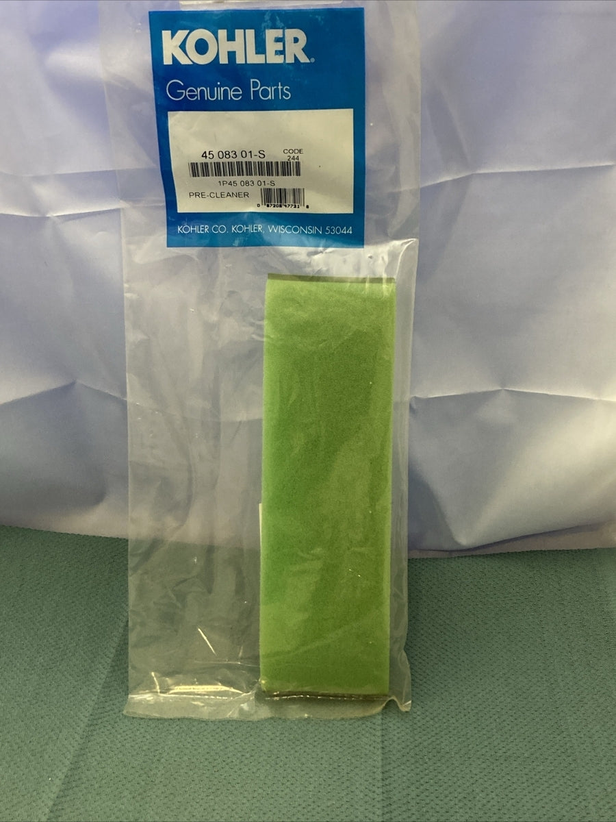 QTY 2 NEW GENUINE KOHLER 45 083 01-S PRE CLEANER LOW ELEMENT