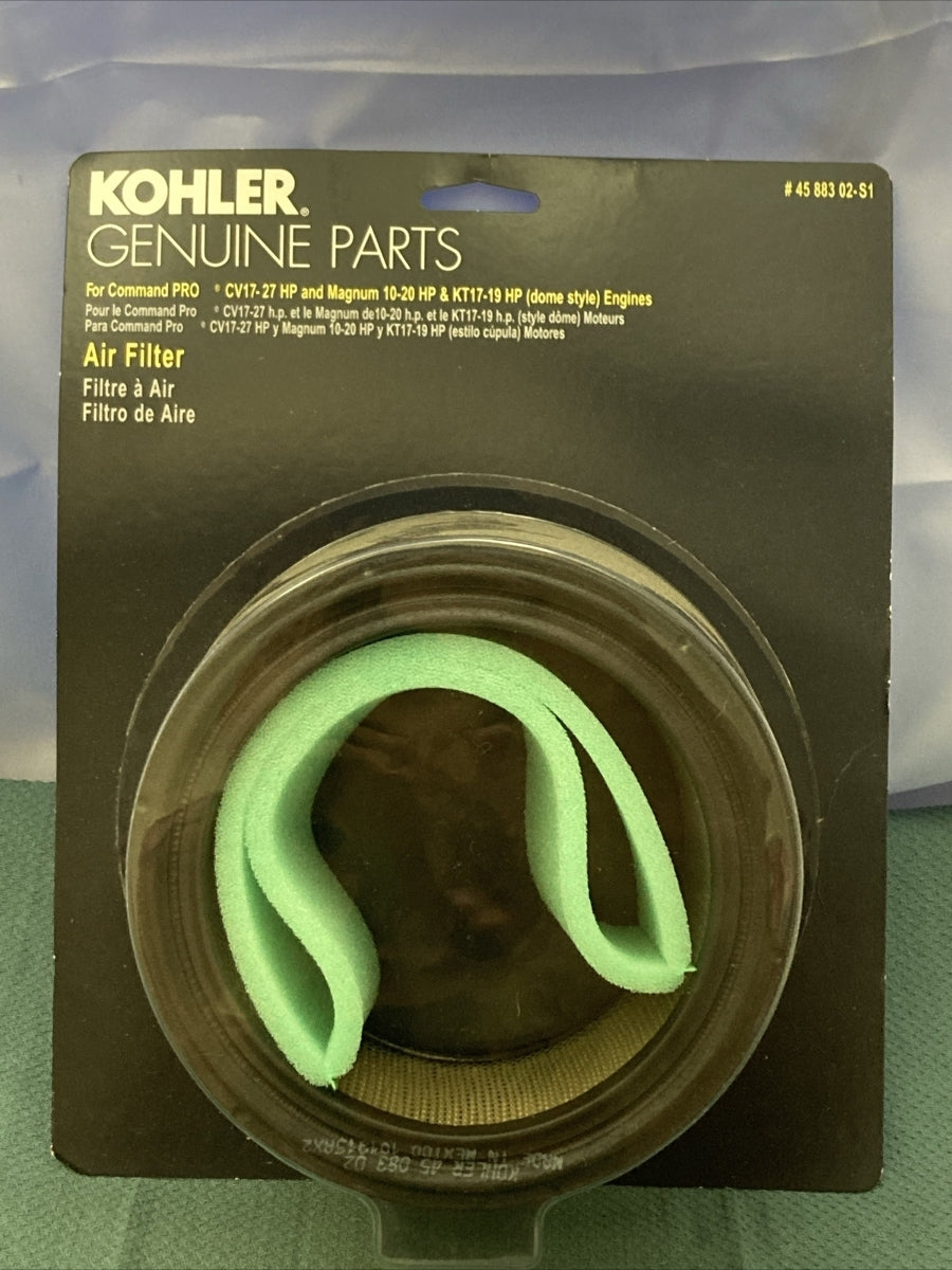 NEW GENUINE KOHLER 45 883 02-S1 KIT; AIR FILTER/PRE-CLEANER