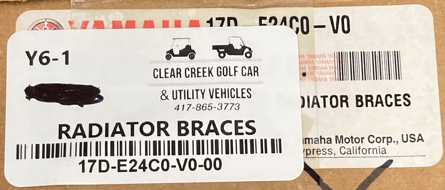 NEW GENUINE YAMAHA 17D-E24C0-V0 Radiator Braces