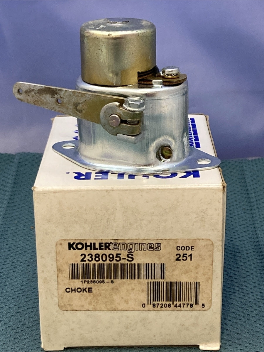 NEW GENUINE KOHLER 238095-S CHOKE GENERATOR, 8 HP ENGINE SUPERCEDES 235776