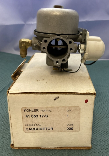 NEW GENUINE KOHLER 41 053 17-S CARBURETOR