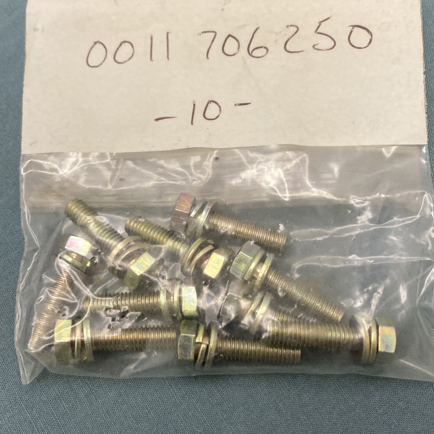 QTY 10 NEW REPLACES SUBARU ROBIN 001-17062-50 BOLT & WASHER ASSEMBLY