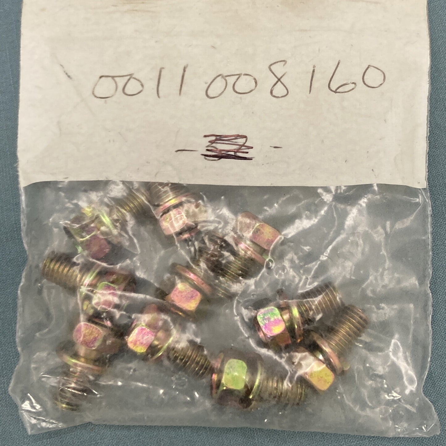 QTY 10 NEW REPLACES SUBARU ROBIN 001-10081-60 BOLT & WASHER ASSEMBLY