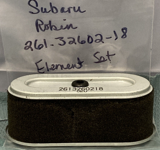 NEW GENUINE SUBARU ROBIN 261-32602-18 ELEMENT SET