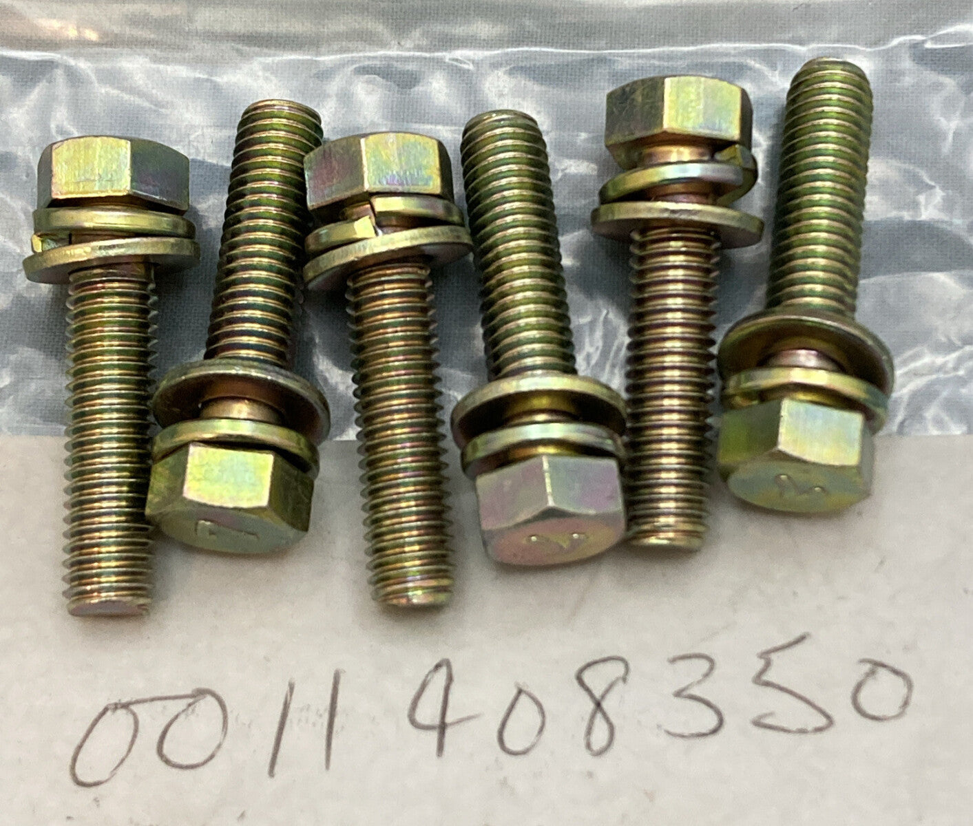 QTY 6 NEW REPLACES SUBARU ROBIN 001-14083-50 BOLT & WASHER ASSEMBLY