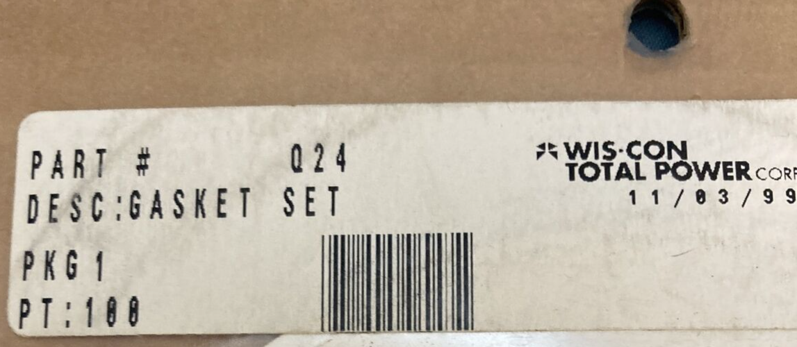 NEW GENUINE WIS-CON TOTAL POWER Q24 GASKET SET