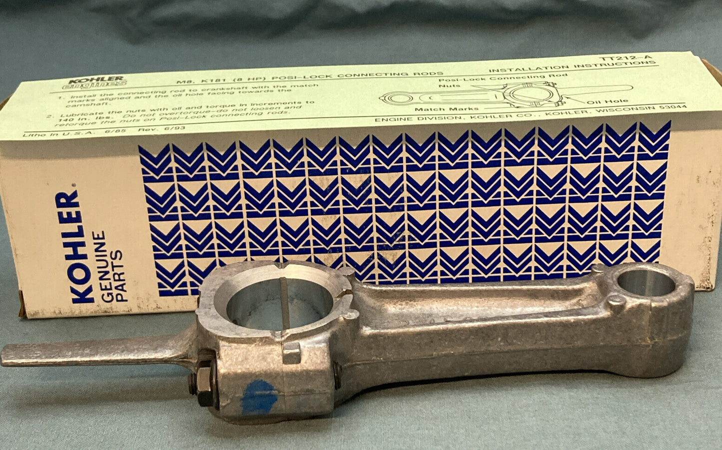 NEW GENUINE KOHLER 41 067 11 CONNECTING ROD .010