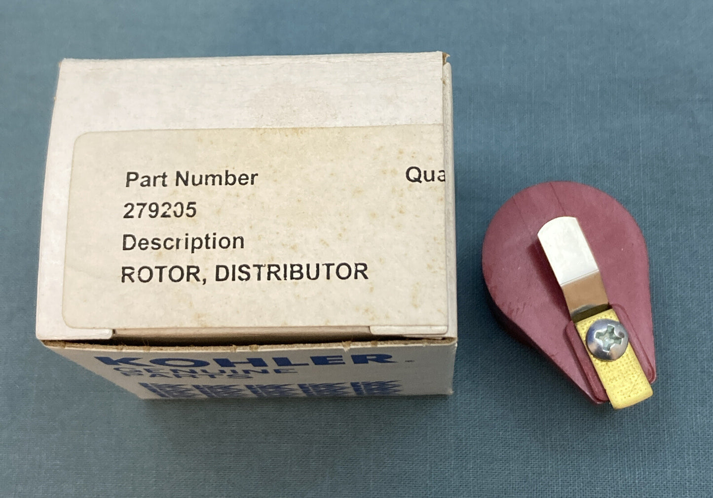 NEW GENUINE KOHLER 279205 ROTOR, DISTRIBUTOR