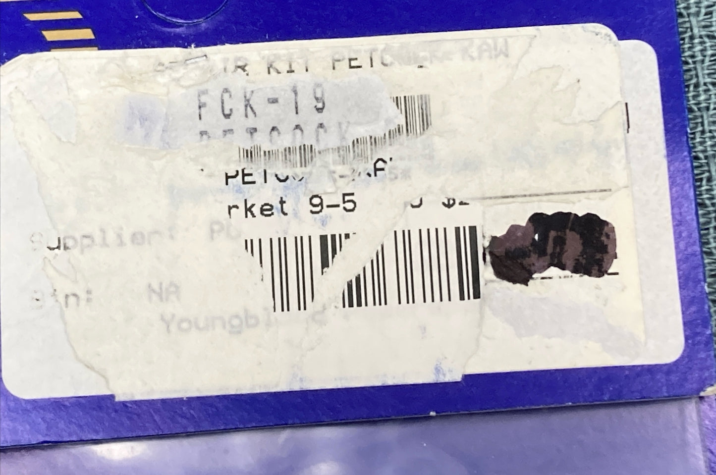 NEW K&L SUPPLY FCK-19 FUEL PETCOCK REPAIR KIT