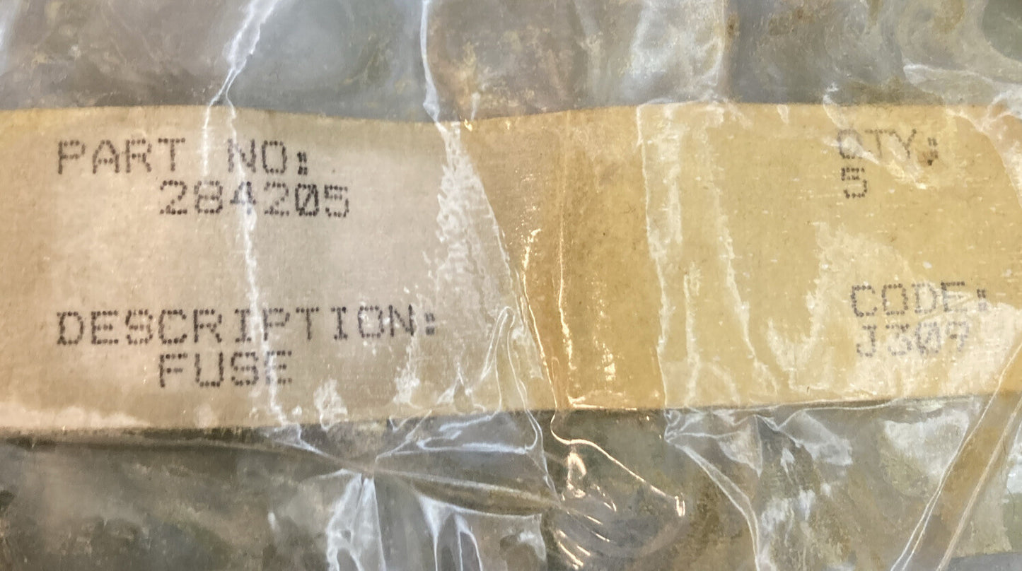 QTY 5 NEW REPLACES KOHLER 284205 FUSE, 1A, 250V, 0.25X1.25, FAST ACTING