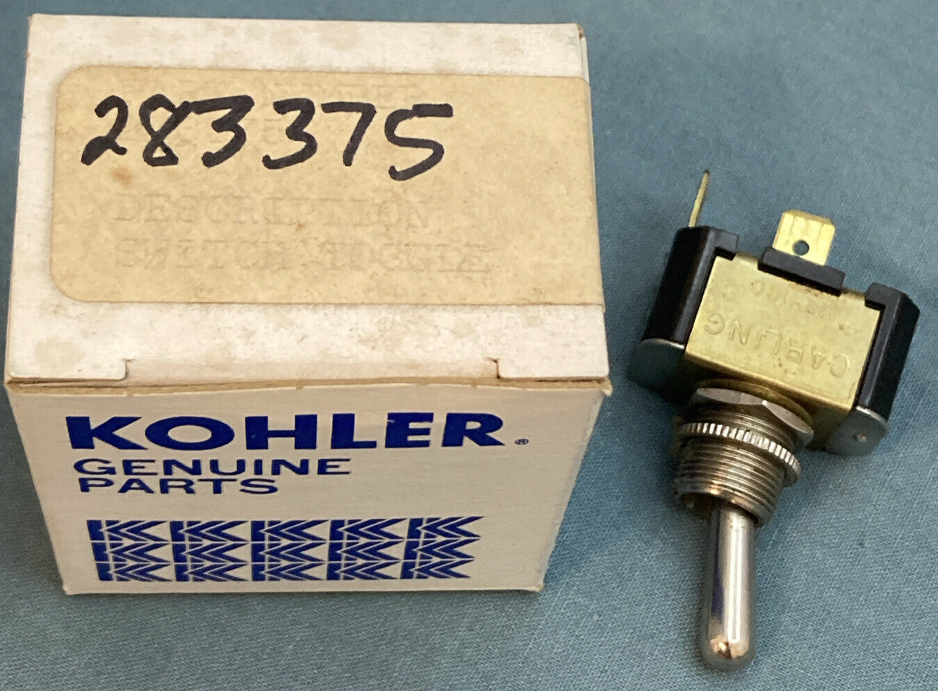NEW REPLACES KOHLER 283375 SWITCH, TOGGLE, 1 POLE