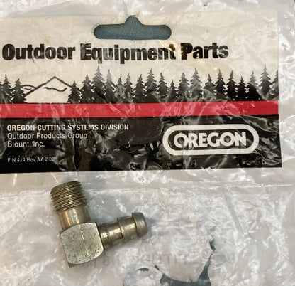 NEW GENUINE OREGON 02-860 METAL ELBOW FUEL FITTING W/O SCREEN 1/8" NPT
