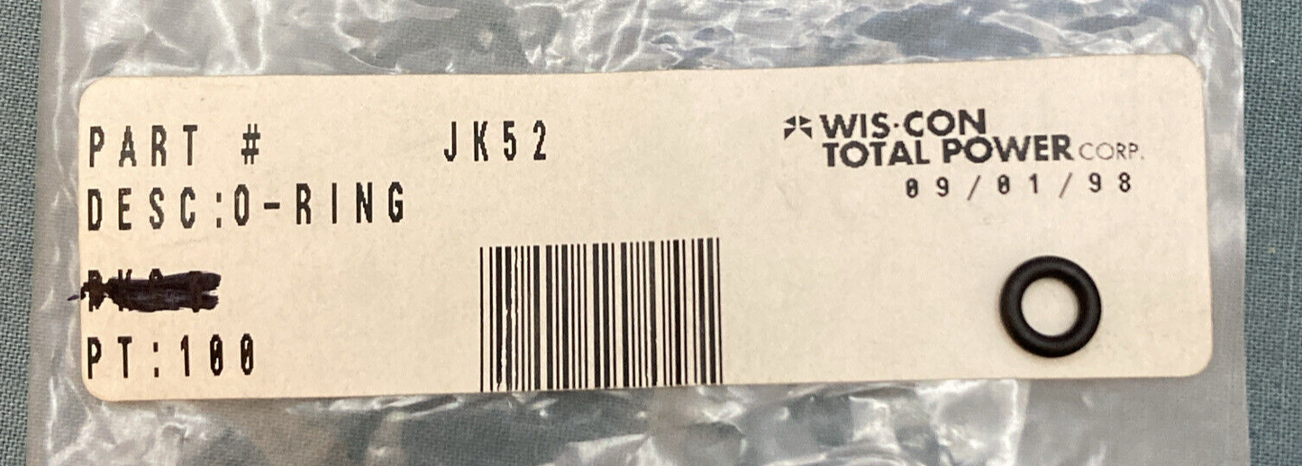 NEW GENUINE WIS-CON TOTAL POWER JK52 O-RING