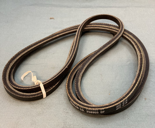 QTY 2 NEW GENUINE KOHLER 258955 BELT, MATCHED PAIR