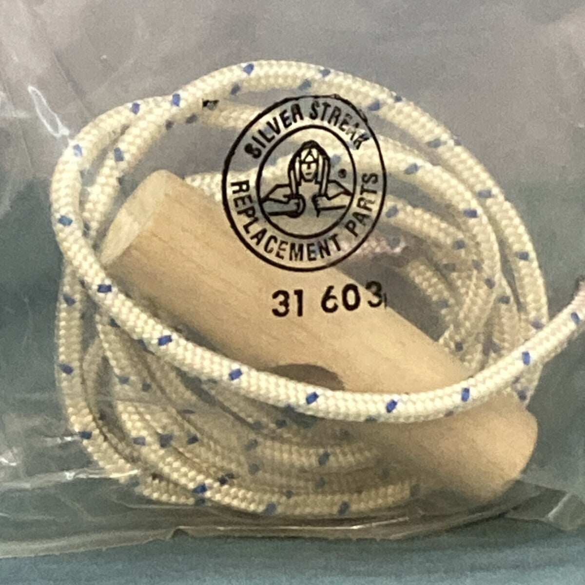 NEW SILVER STREAK 31 603 REPLACEMENT WOOD PULL HANDLE AND 4' ROPE