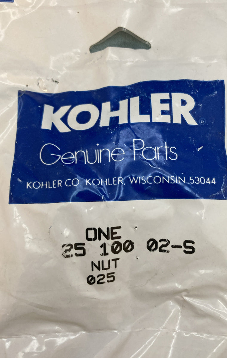 NEW GENUINE KOHLER 25 100 02-S NUT, 5/8 GRADE 2