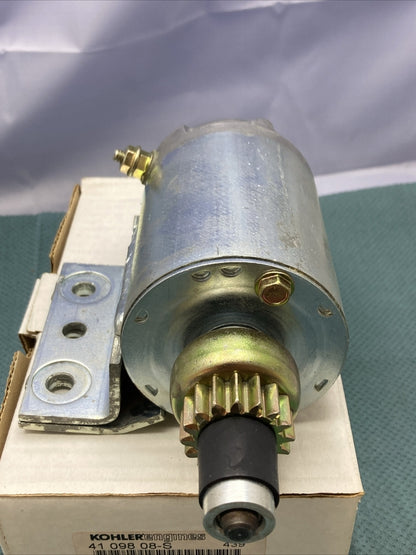 NEW GENUINE KOHLER 41 098 08-S ELECTRIC STARTER-BENDIX DRIVE