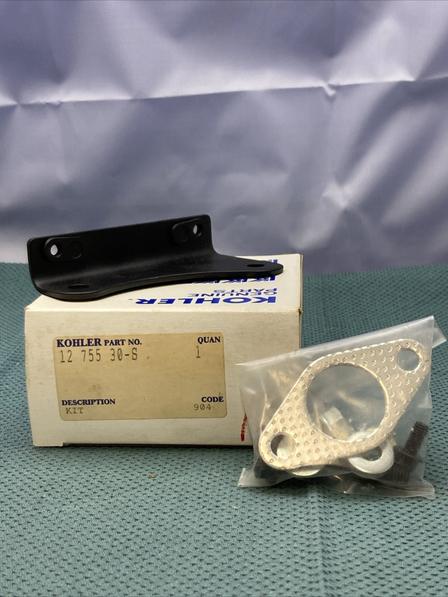 NEW GENUINE KOHLER 12 755 30-S KIT; BRACKET MUFFLER