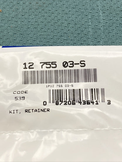 QTY 2 NEW GENUINE KOHLER 12 755 03-S KIT; RETAINER SUPERCEDES 1275503-S