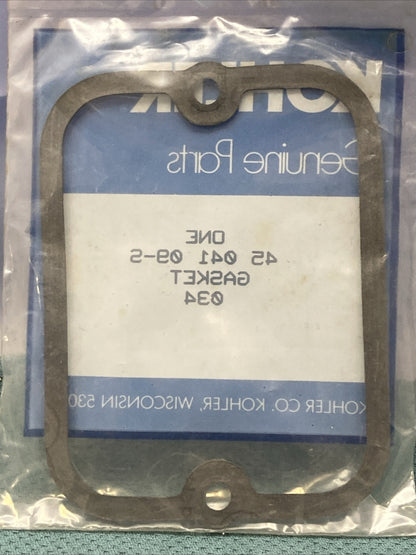 NEW GENUINE KOHLER 45 041 09-S GASKET SUPERCEDES 4504109-S