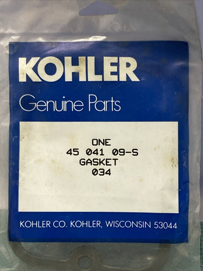 NEW GENUINE KOHLER 45 041 09-S GASKET SUPERCEDES 4504109-S