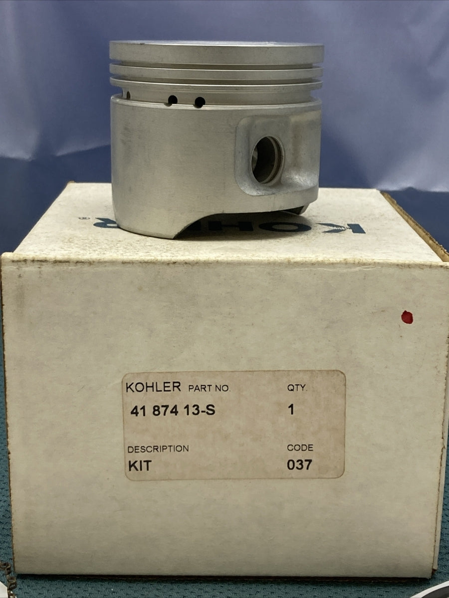 NEW GENUINE KOHLER 41 874 13-S KIT; PISTON W/RING SET .020 SUPERCEDES 4187413-S