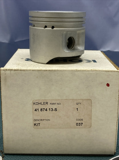 NEW GENUINE KOHLER 41 874 13-S KIT; PISTON W/RING SET .020 SUPERCEDES 4187413-S