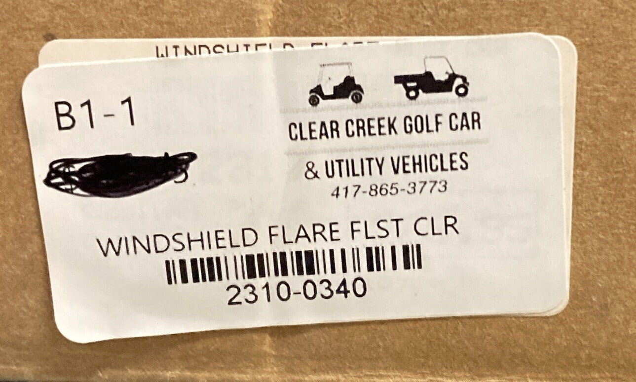 NEW KLOCK WERKS 2310-0340 WINDSHIELD FLARE FLST CLR KW05-02-0218
